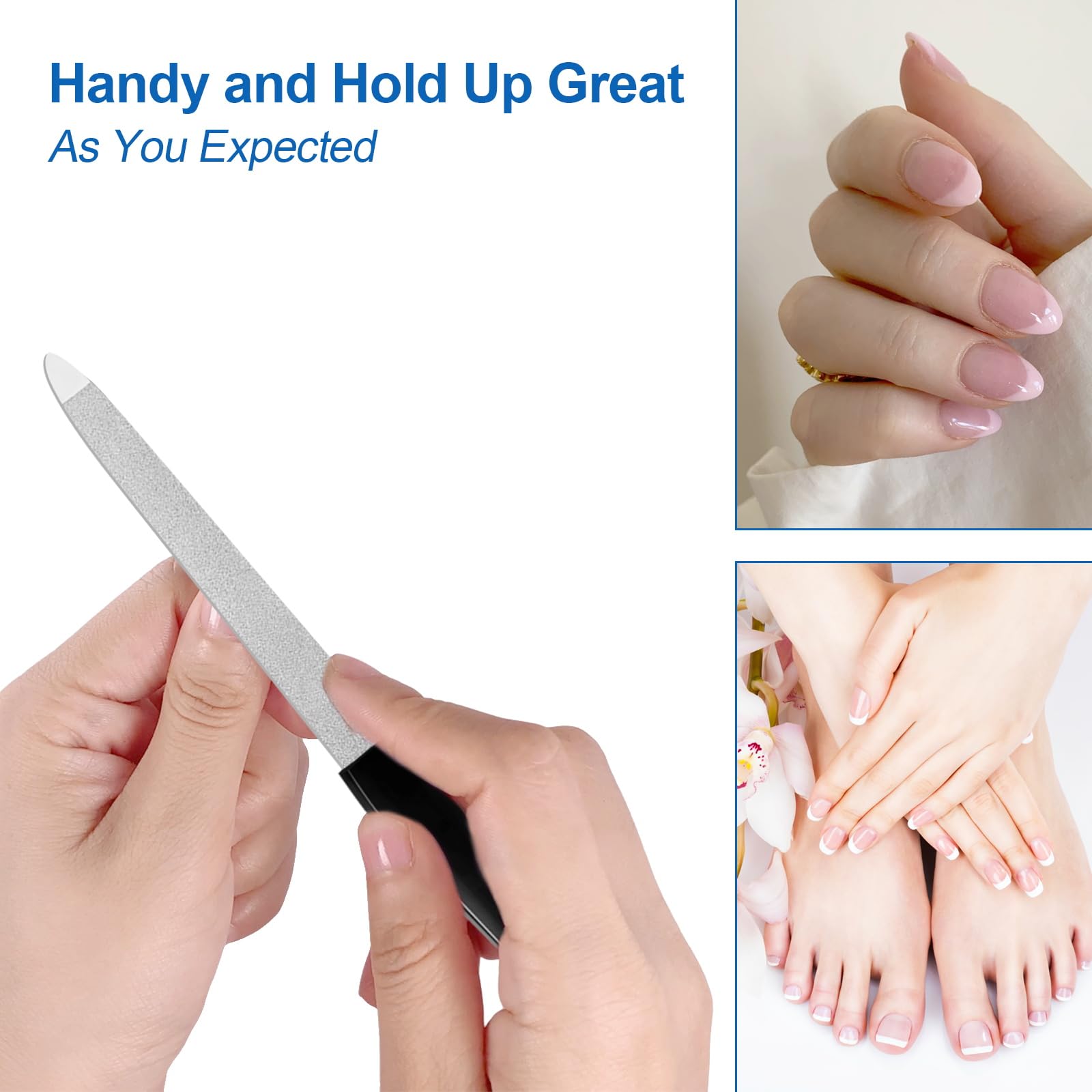 HomeyEra nail file with pointed tip for cleaning under nails.
