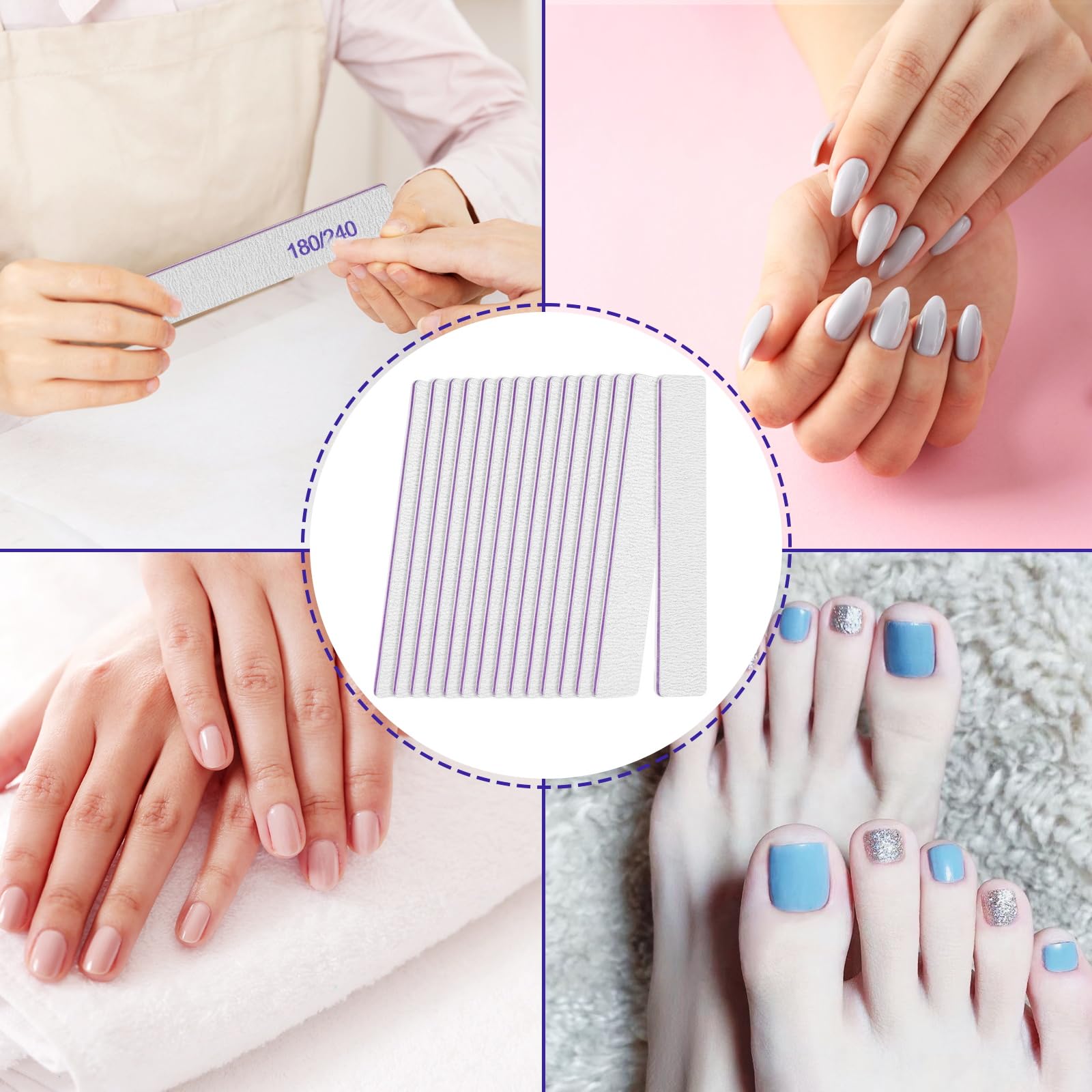 HomeyEra reusable and washable emery boards for long lasting use
