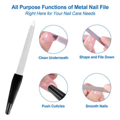 HomeyEra nail file with sapphire dust particles for durable performance.