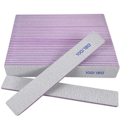 HomeyEra nail files show 100/180 grit for acrylic and natural nails