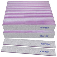 HomeyEra Nail Files with 100/180 grit doublesided for versatile shaping and buffing.