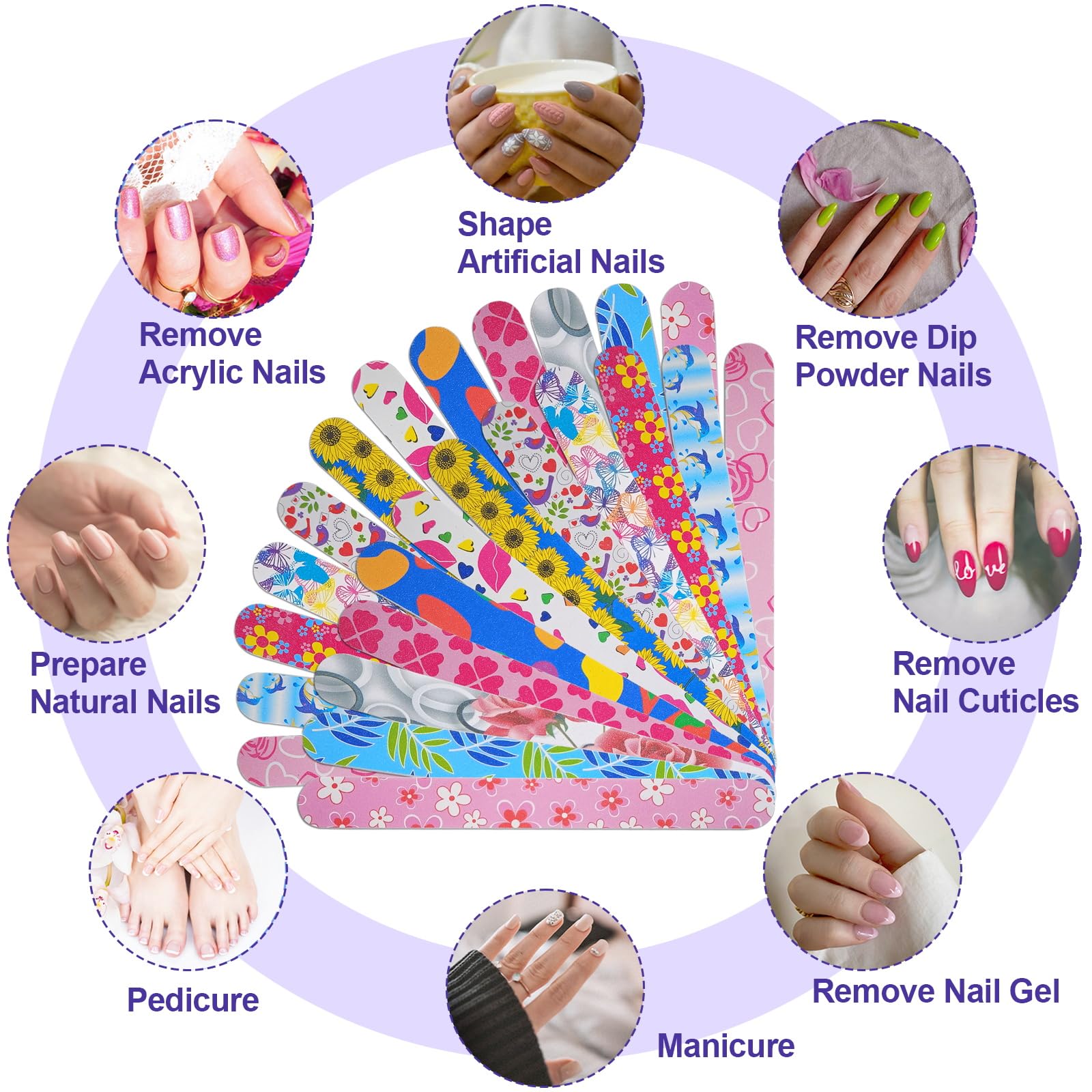 HomeyEra nail files are washable and reusable for durable everyday nail care.
