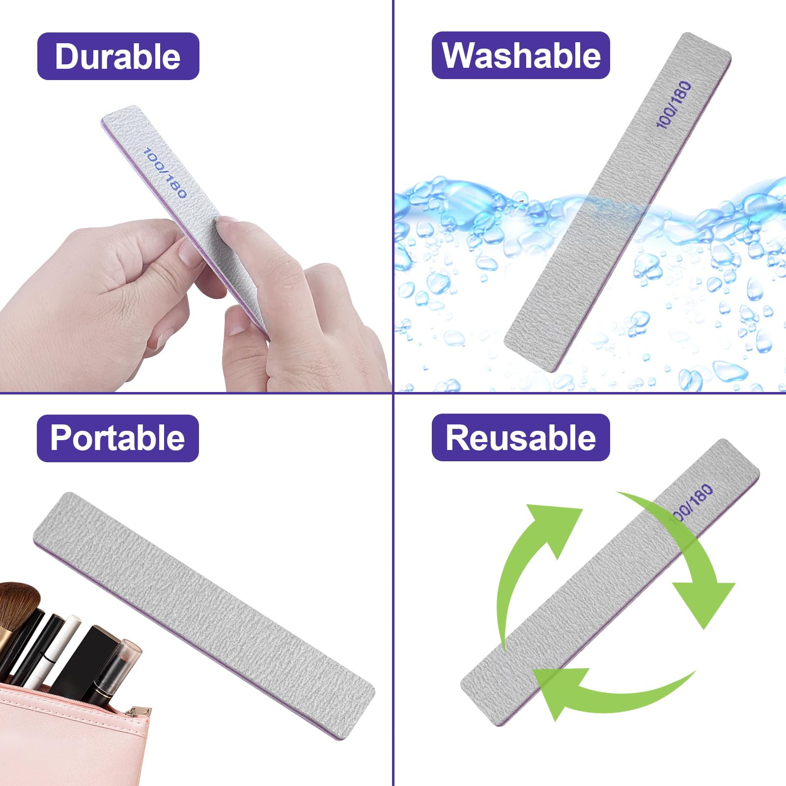 HomeyEra nail files handling acrylic and natural nails for refined results.