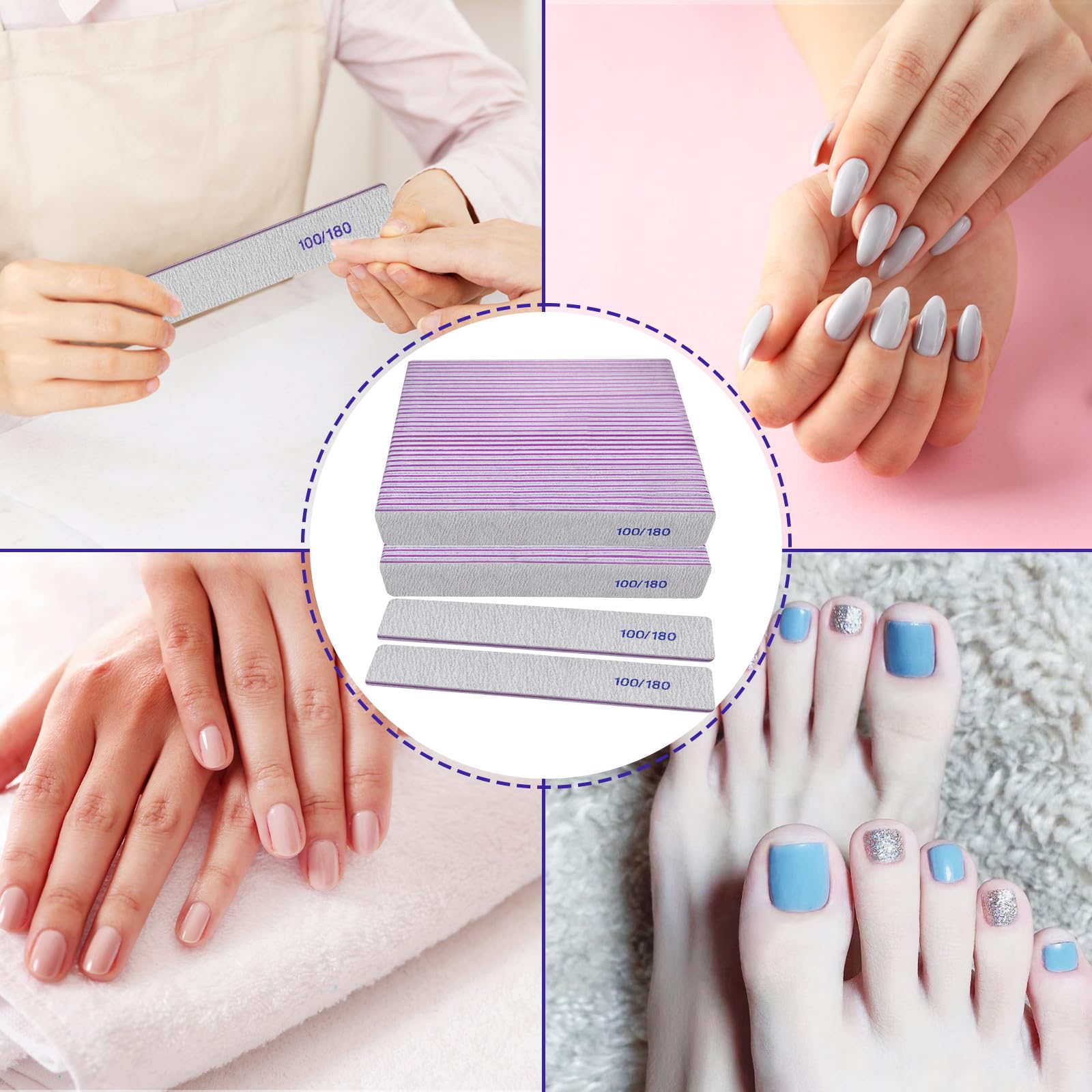 HomeyEra nail files include pet nail trimming suitability with gentle filing.