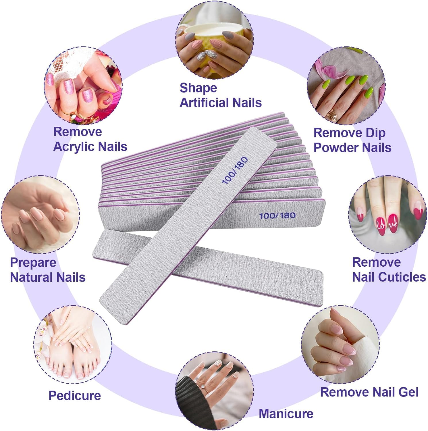 HomeyEra reusable and washable nail files for long-lasting use