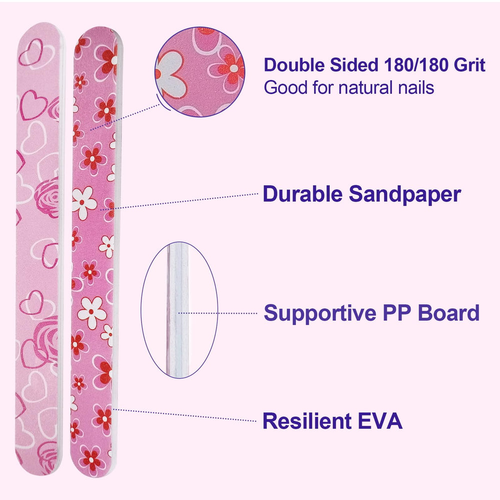 HomeyEra rounded-top nail file with comfortable grip for smooth buffing.