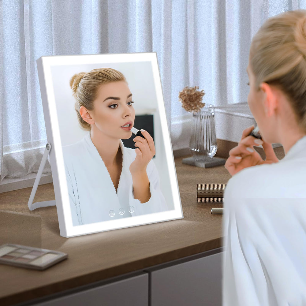 Homtang vanity mirror dual power: USB or battery-powered