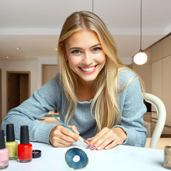 HomTop color mixing palette ideal for blending acrylics and pigments.