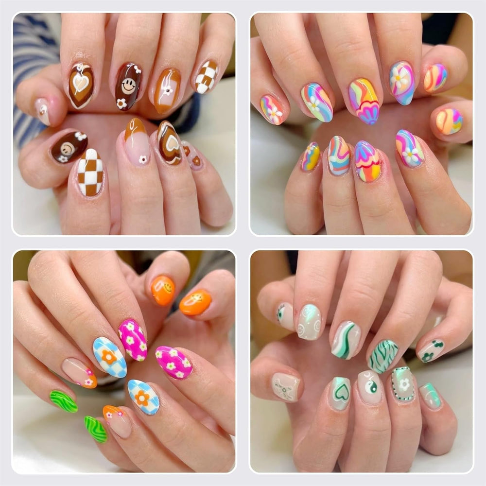 HomTop home and salon nail art design kit for professional results.