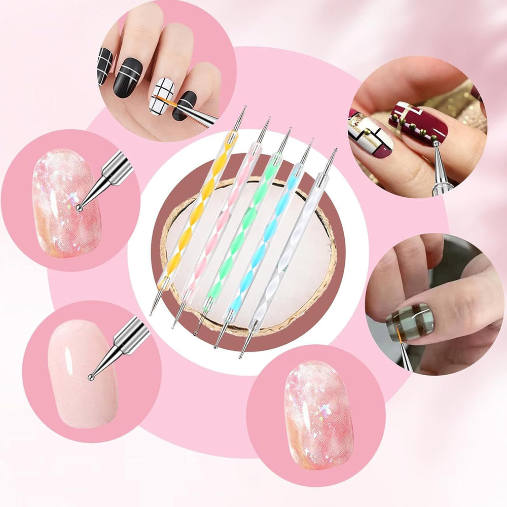 HomTop agate-style palette as a stylish display prop and color mixer