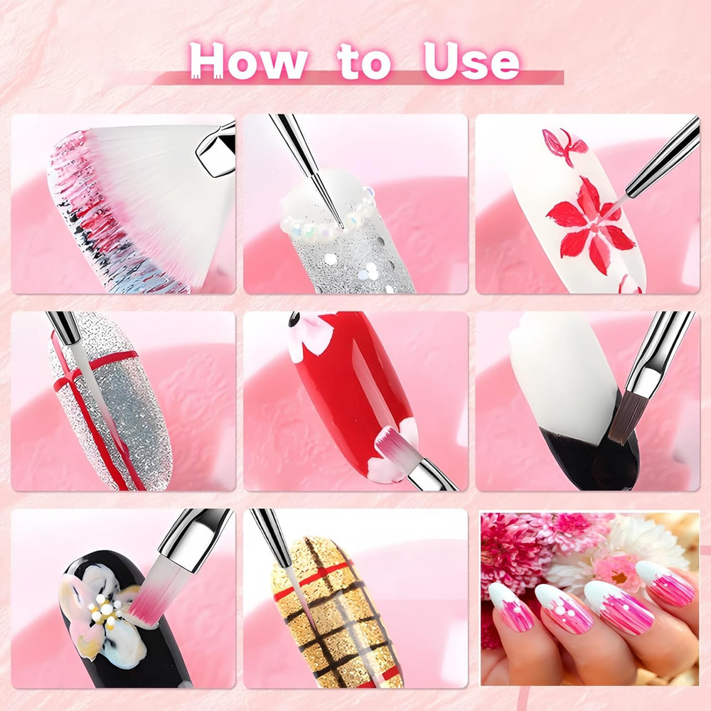 HomTop brush close-up showcases silky bristles for smooth paint application.