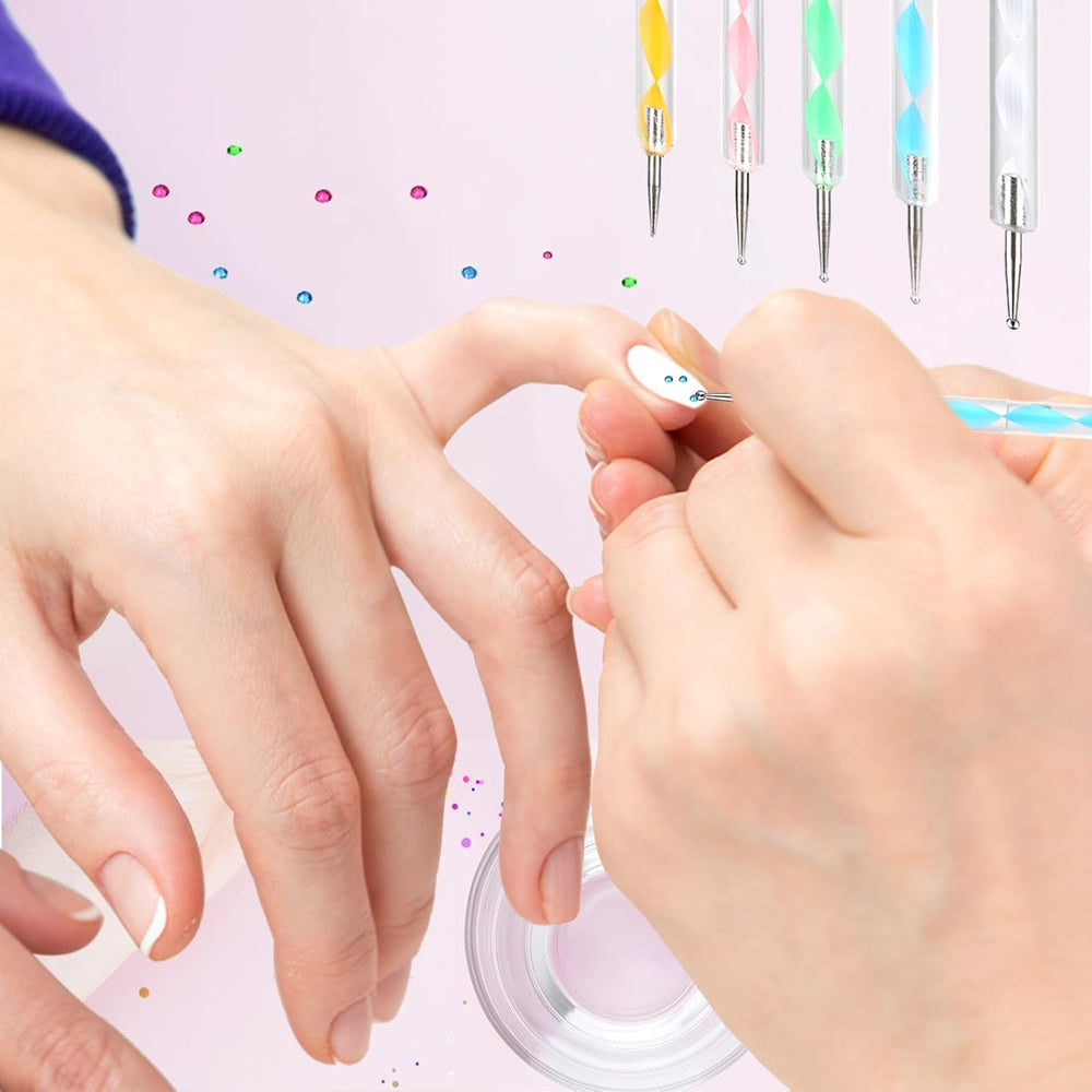 HomTop two-way acrylic dotting pen in action for detailing
