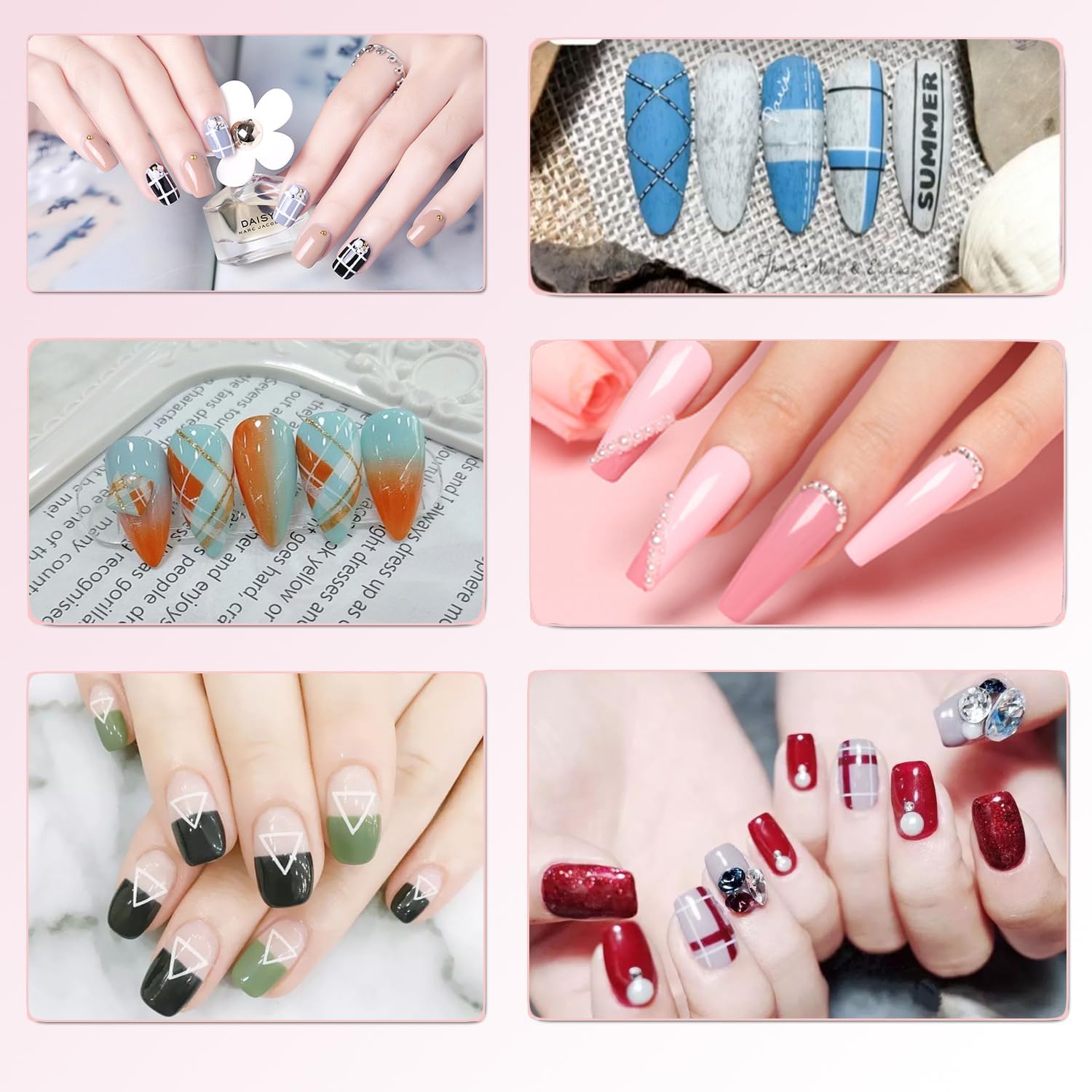 HomTop kit in use for a DIY manicure session at home.
