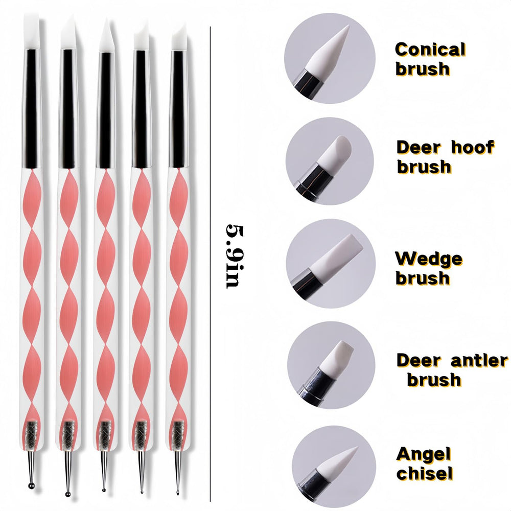 HomTop nail art stand and trainer set keeps tips steady during practice.
