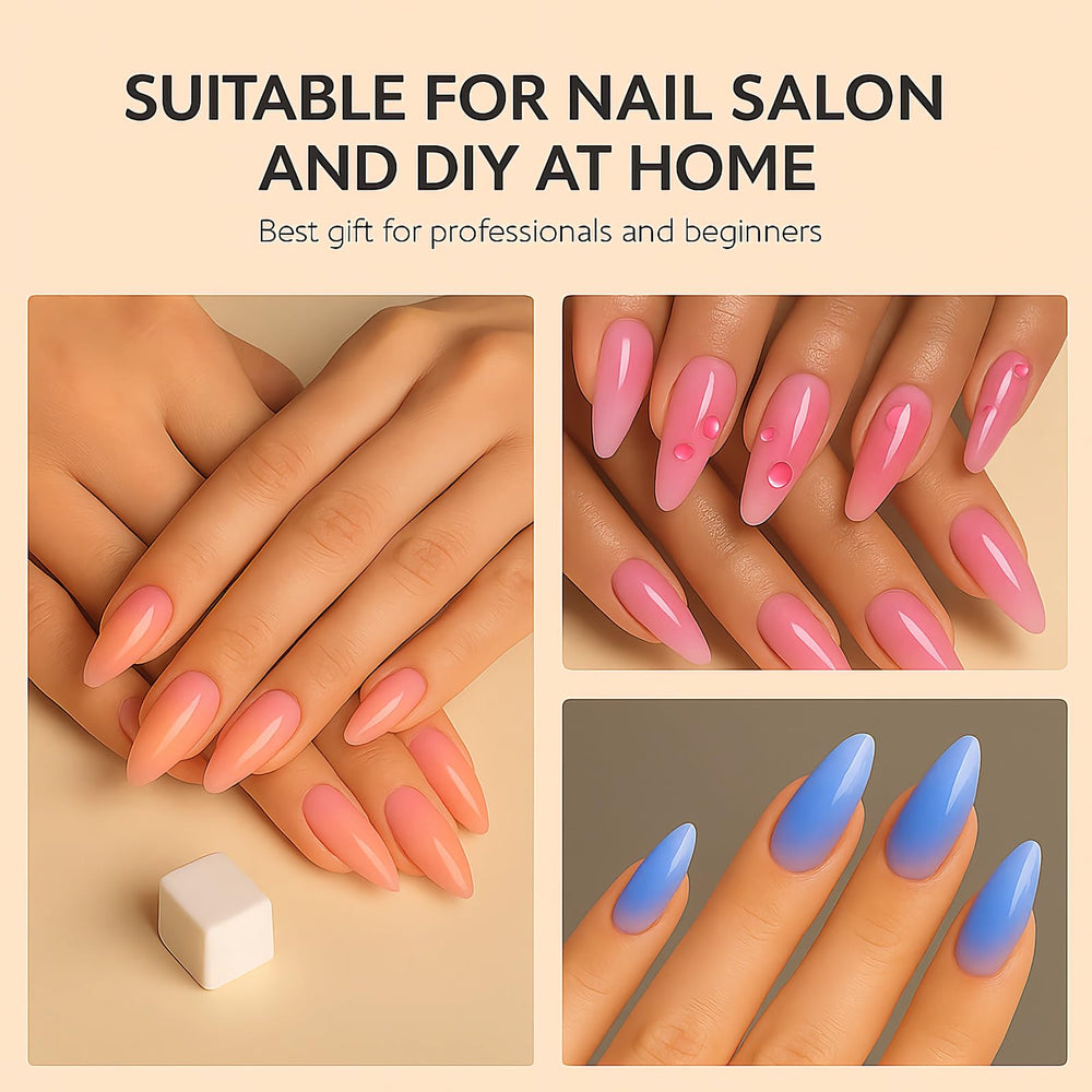 HomTop professional salon-quality nail art toolkit suitable for beginners and pros.