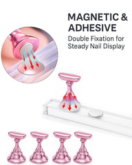 HomTop soporte uñas postizas ideal para exhibir y practicar