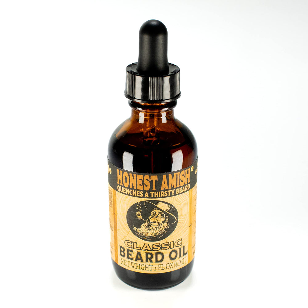 Honest Amish Classic Beard Oil ingredients highlight natural hydration