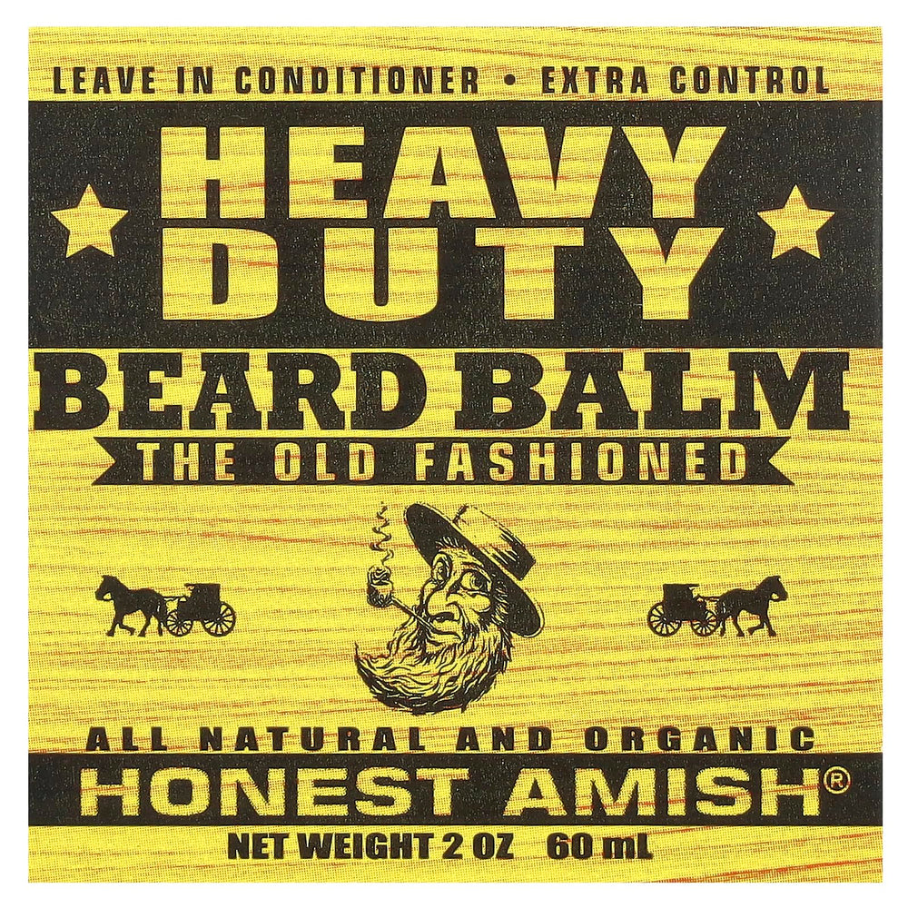 Close-up of Honest Amish balm texture showing natural oils and conditioning feel