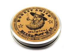 Honest Amish Original Beard Wax bottle for natural hold and shaping.