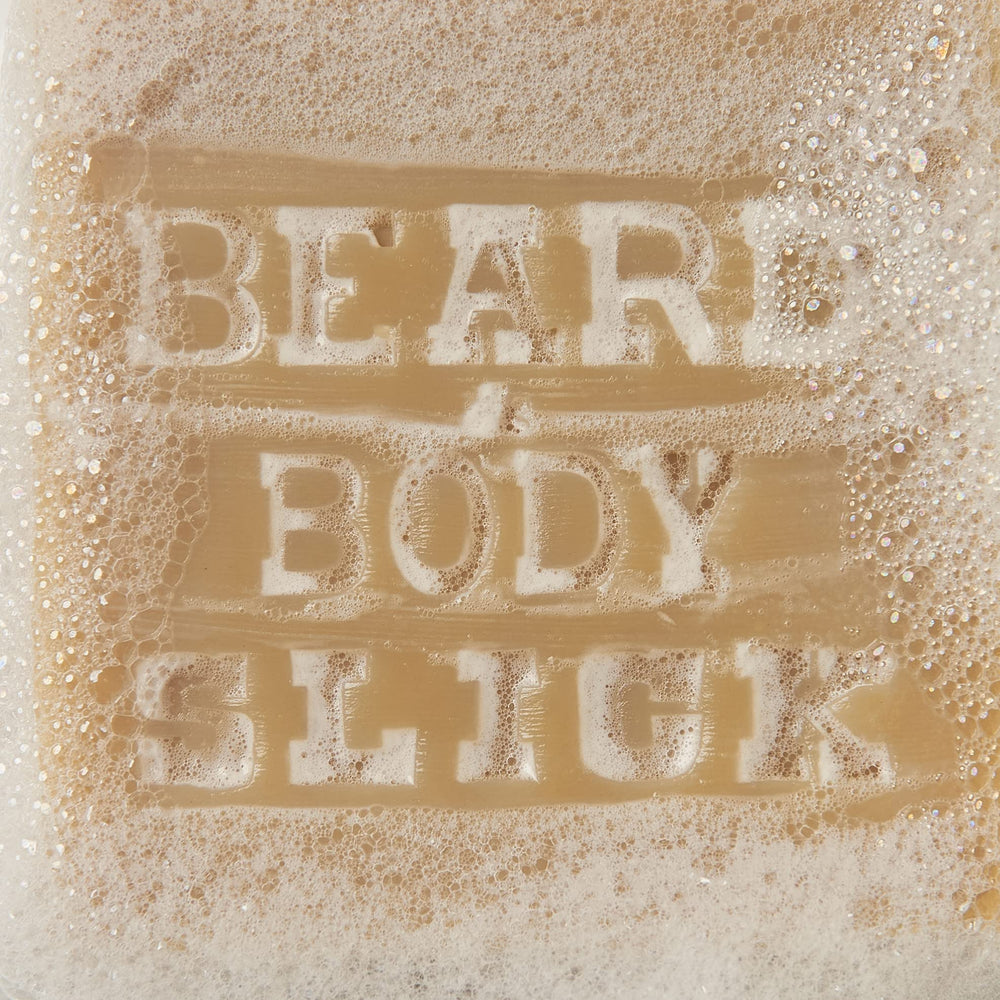 Honest Amish Slick finished look: clean skin and beard with refreshing feel