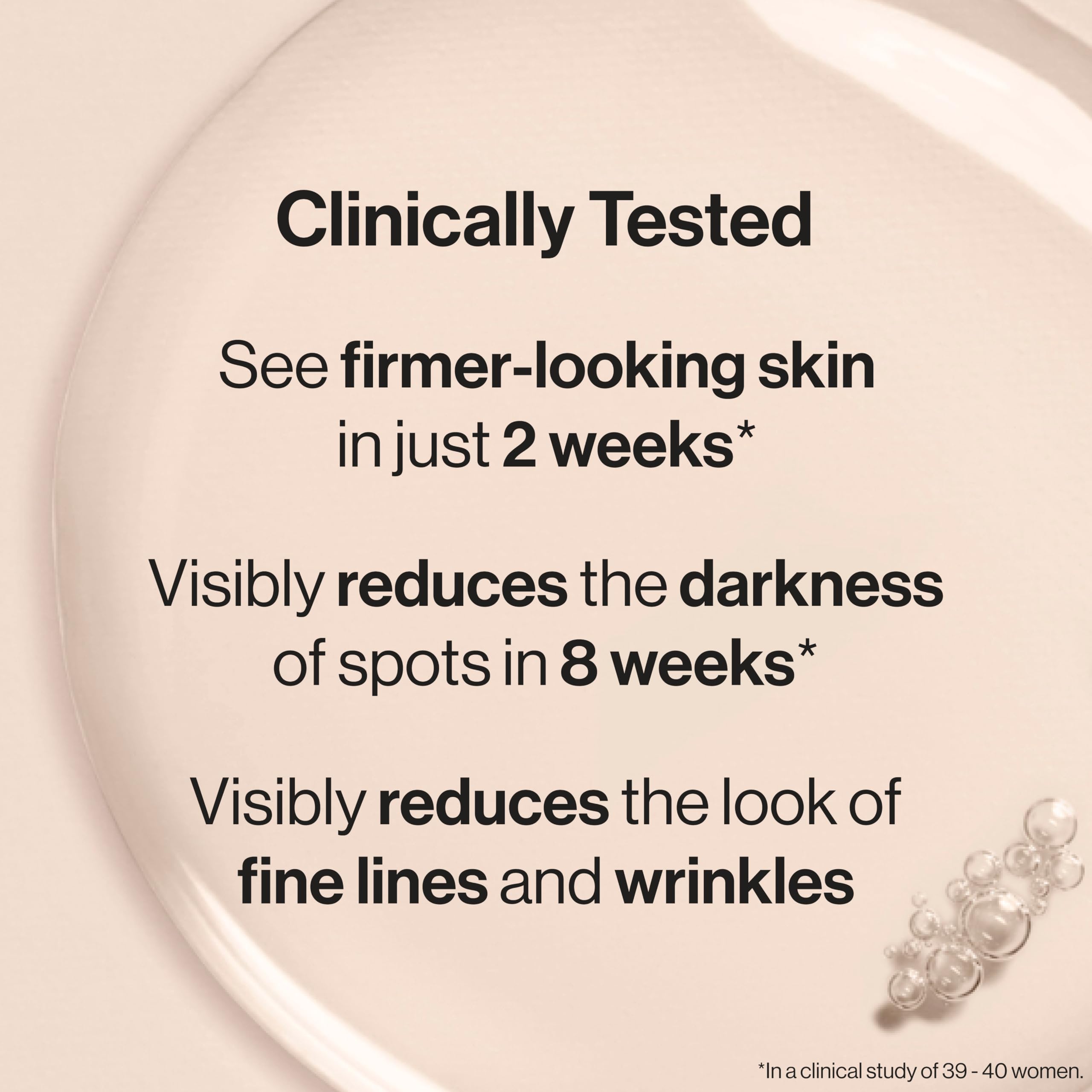 Honest Beauty Ageless Serum ingredient visual highlighting key actives.