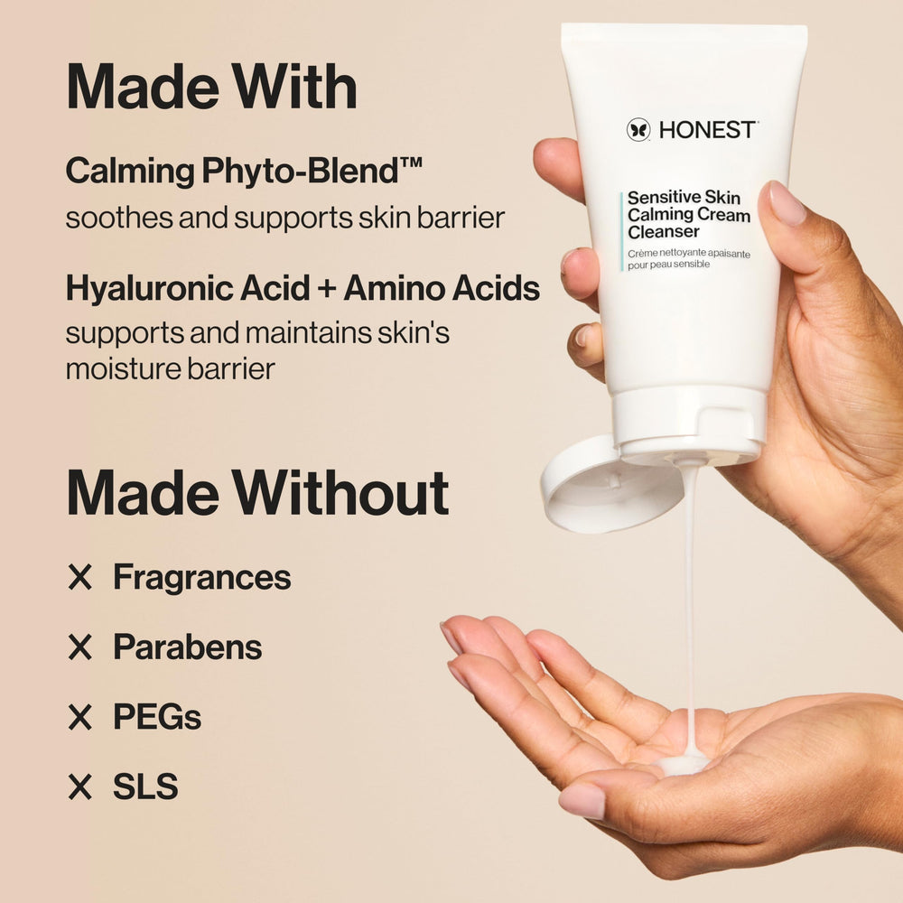 Honest Beauty aminoácidos que aportan hidratación y cuidado de la barrera.