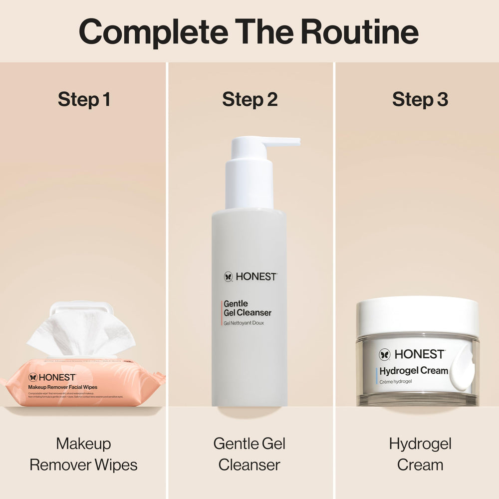 Honest Beauty: aplicación fácil con una sola toallita para rostro.