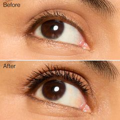 Honest Beauty aplicador-pestanas-volumen brinda mayor densidad de raíz a puntas.