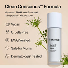 Honest Beauty Artichoke extract image highlights even-looking complexion.