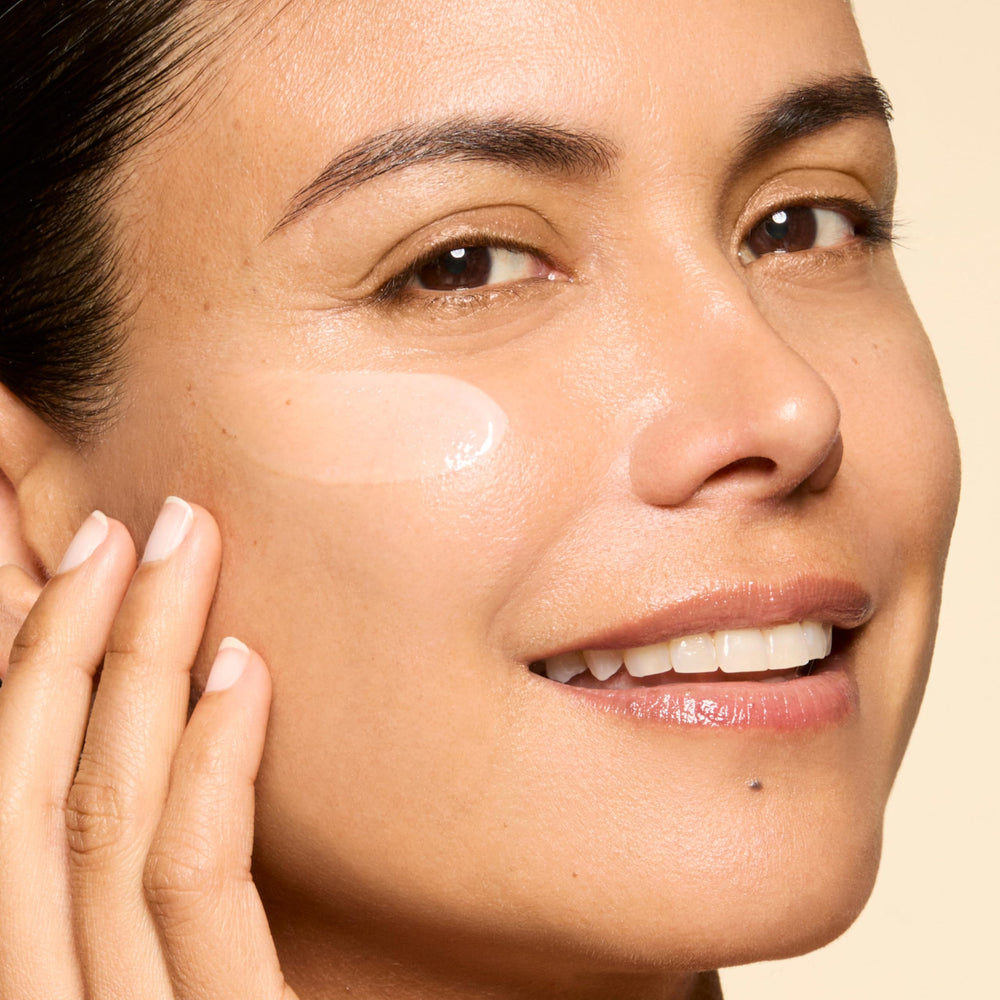 Honest Beauty Fragrance-free mark signals gentle formula for sensitive skin.