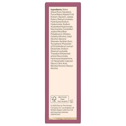 Honest Beauty Honestly Pure Nightly Retinyl Serum may support skin elasticity
