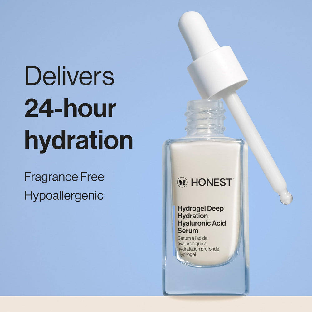 Honest Beauty Hydrogel Serum, dispensor para una aplicación precisa sin esfuerzo.