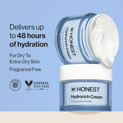 Honest Beauty Hydrorich dos hialurónicos para piel más rellena.