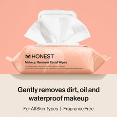 Honest Beauty: toallitas desmaquillantes basadas en plantas retiran maquillaje, incluso resistente al agua.