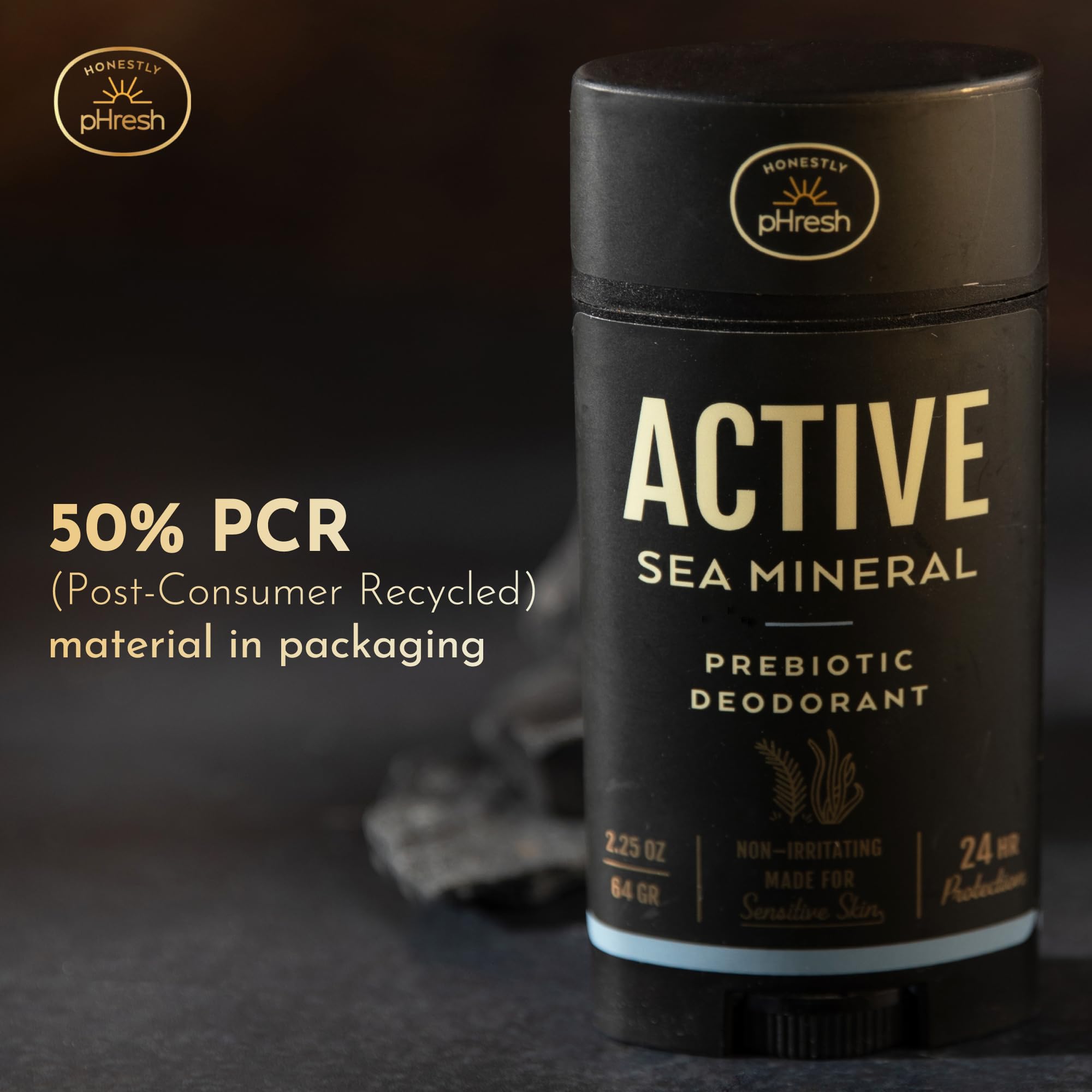 Honestly pHresh 24-hour odor protection badge ideal for all-day activity.