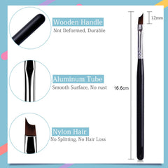 Honey Joy wooden-handle nail brush offers comfortable grip and steady control.