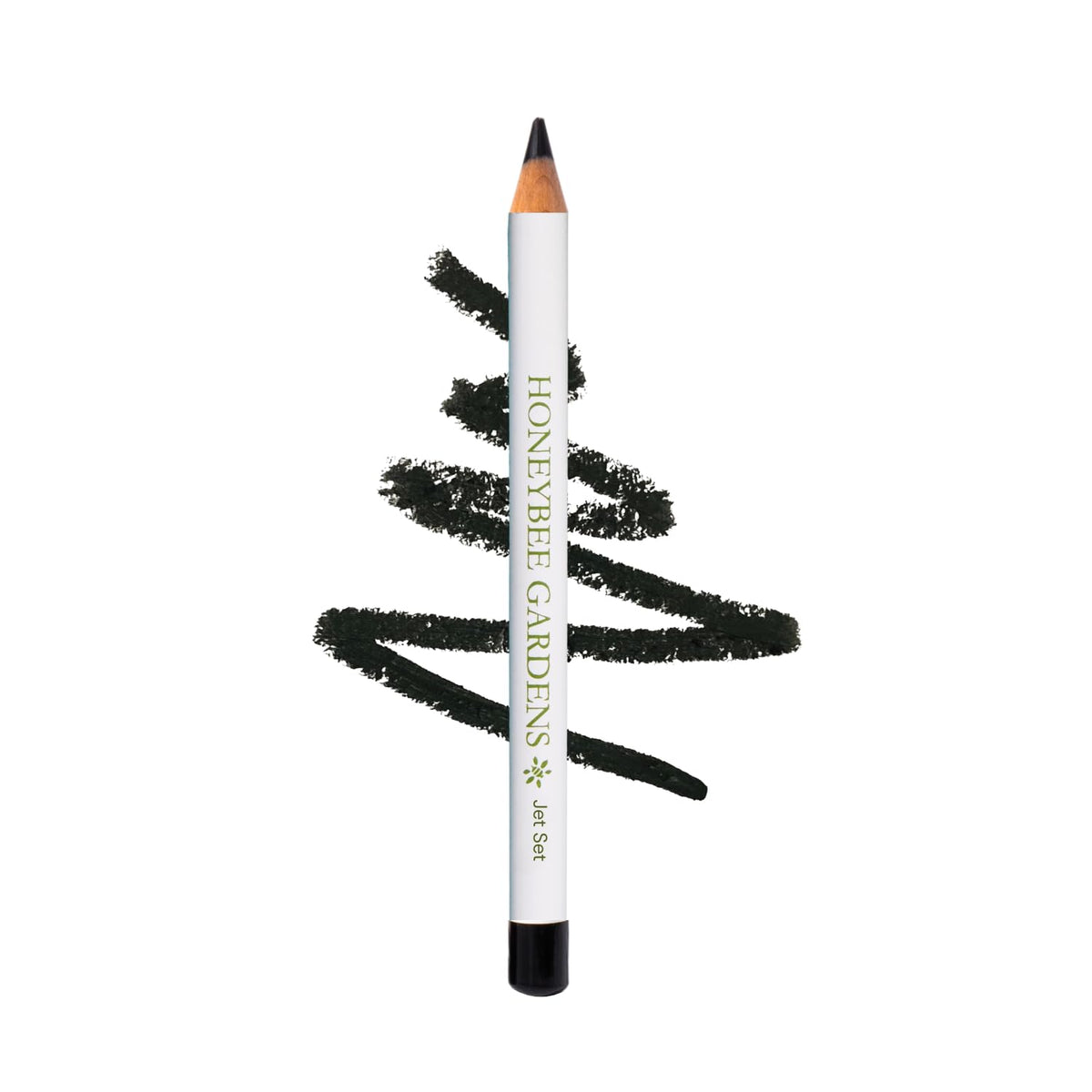 Honeybee Gardens Lapiz Delineador Jet Set Negro: delineado definido y duradero para uso diario