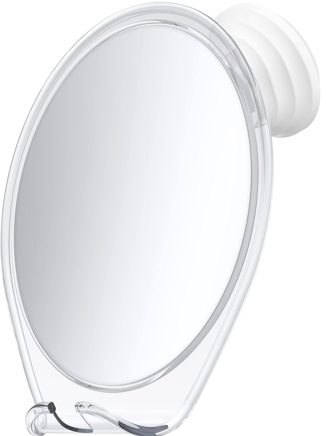 HONEYBULL fogless shower mirror with suction mount delivers clear reflections.