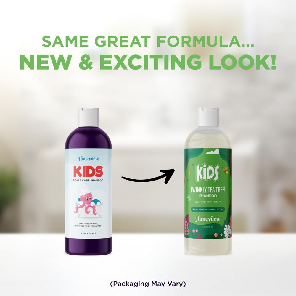 Honeydew Champú Infantil con aceite de romero para nutrir el cabello.