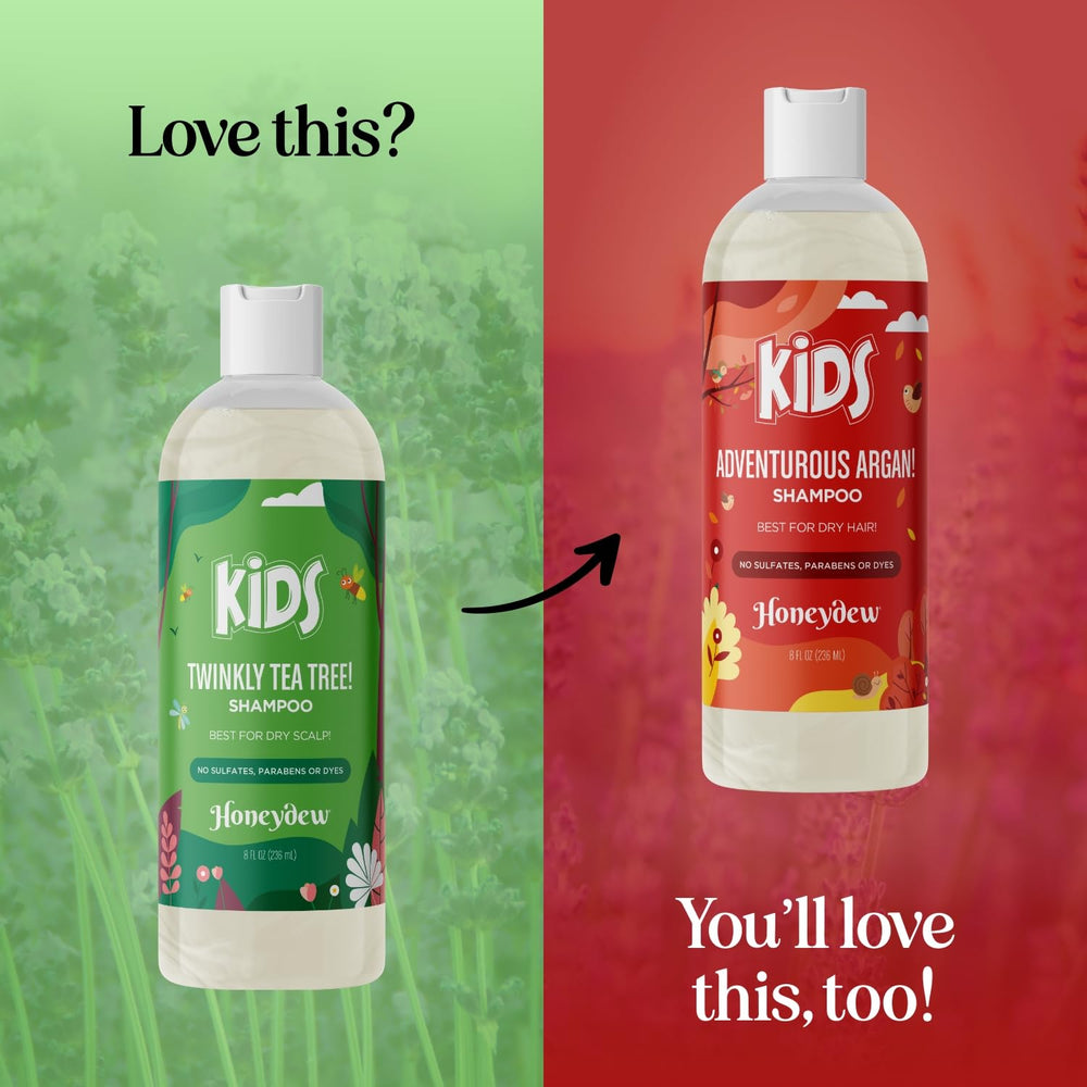 Honeydew Champú Infantil aroma suave de lavanda durante el baño.