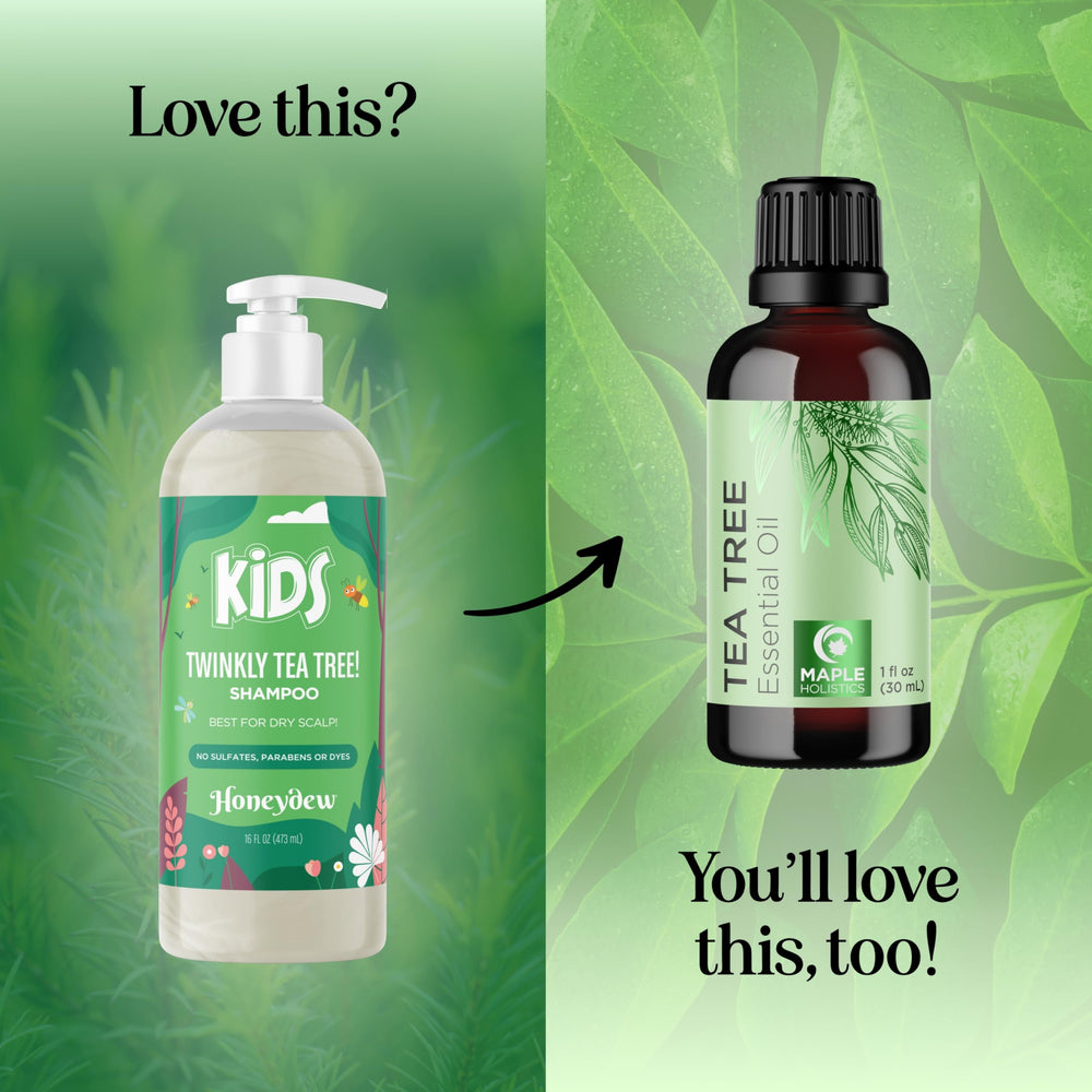 HONEYDEW kids shampoo application scene, showing gentle wash ideal for mornings.