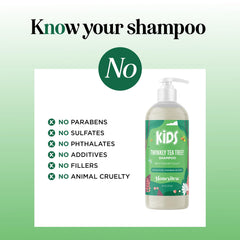 HONEYDEW rosemary oil graphic, suggesting soothing, fragrant care for kids' hair.