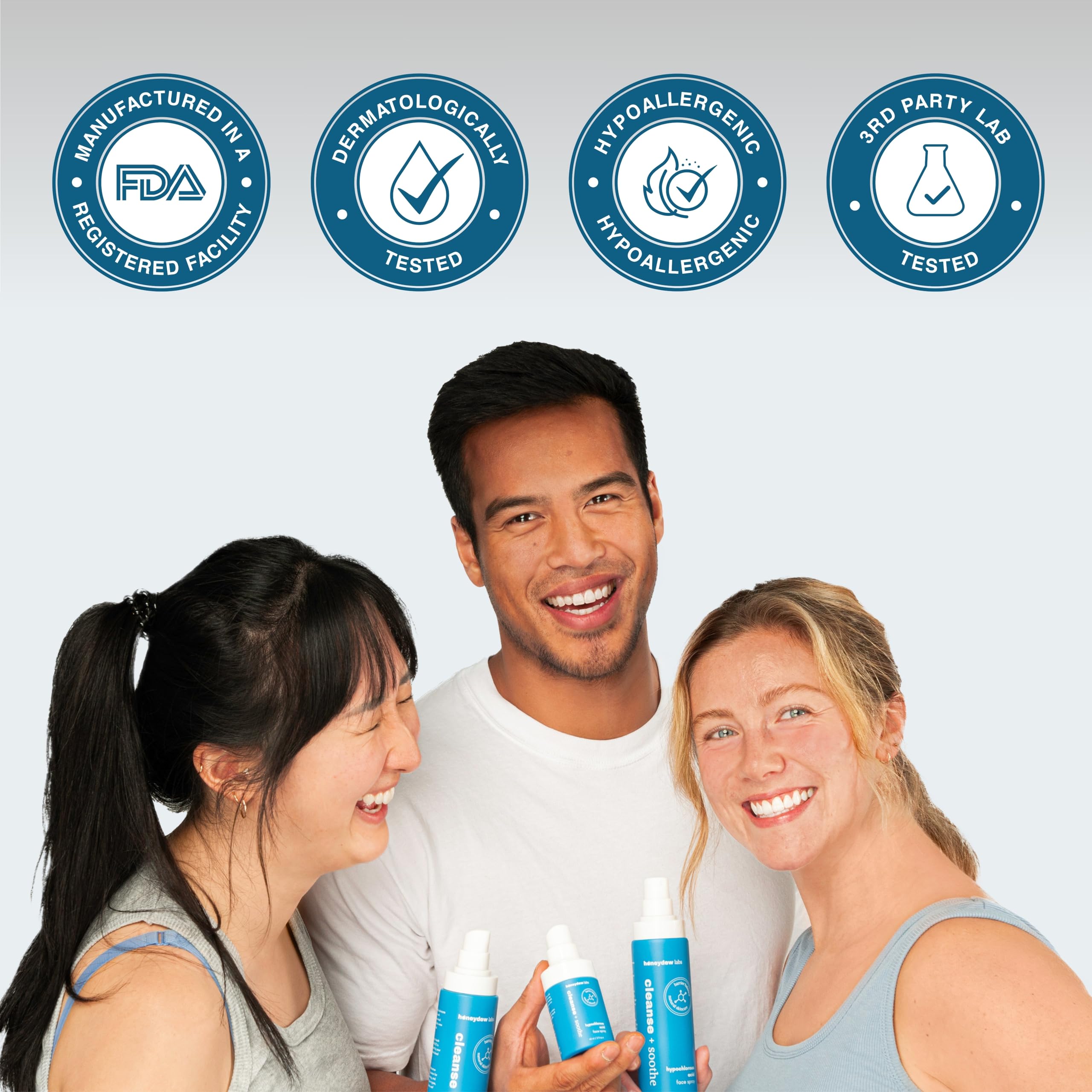 Honeydew Labs piel sensible, eczema y rosácea candidatas