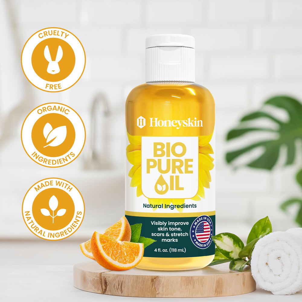 Honeyskin Bio Pure Aceite Textura Suave No Graso: aplicación ligera