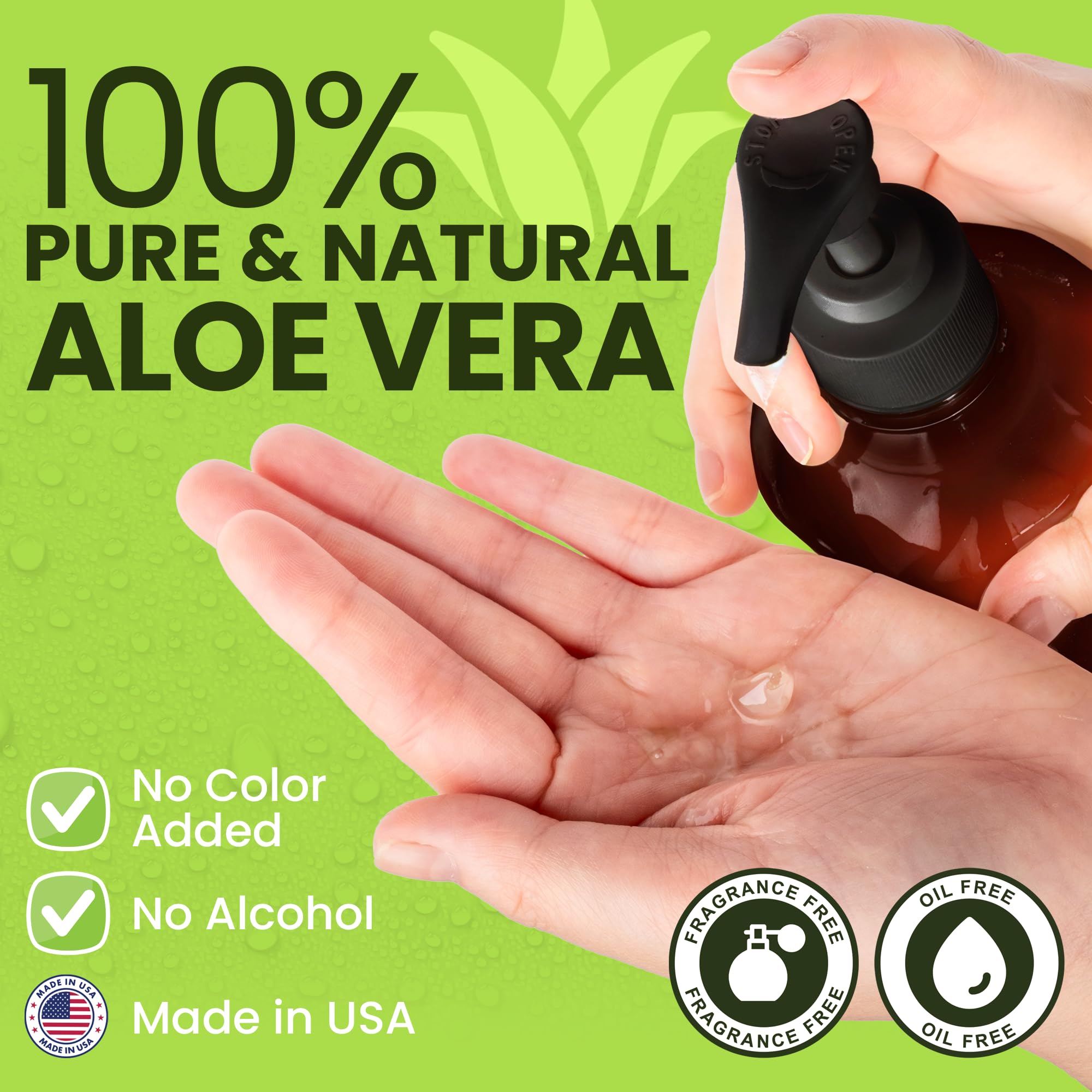 Honeyskin gel de aloe vera, ingredientes naturales que calman irritaciones leves.
