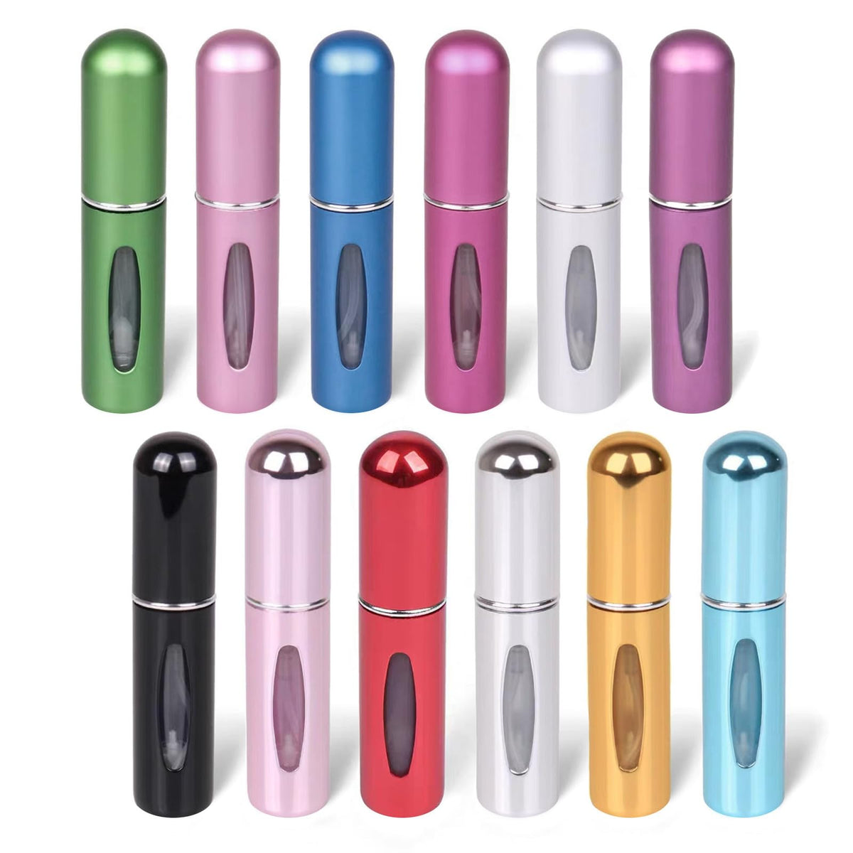 Hongliang 12-pack 5ml travel bottles for compact fragrance storage