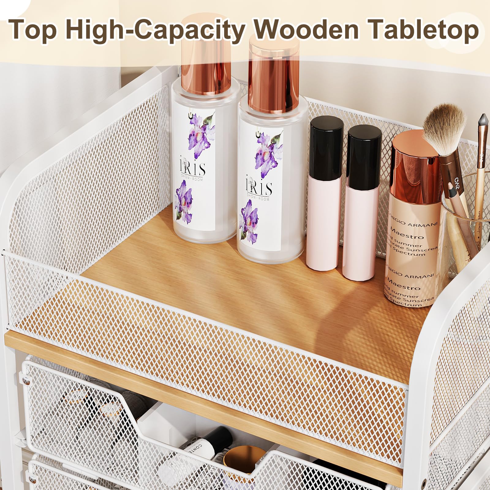 Hongtamoya makeup cart comes with clear assembly instructions