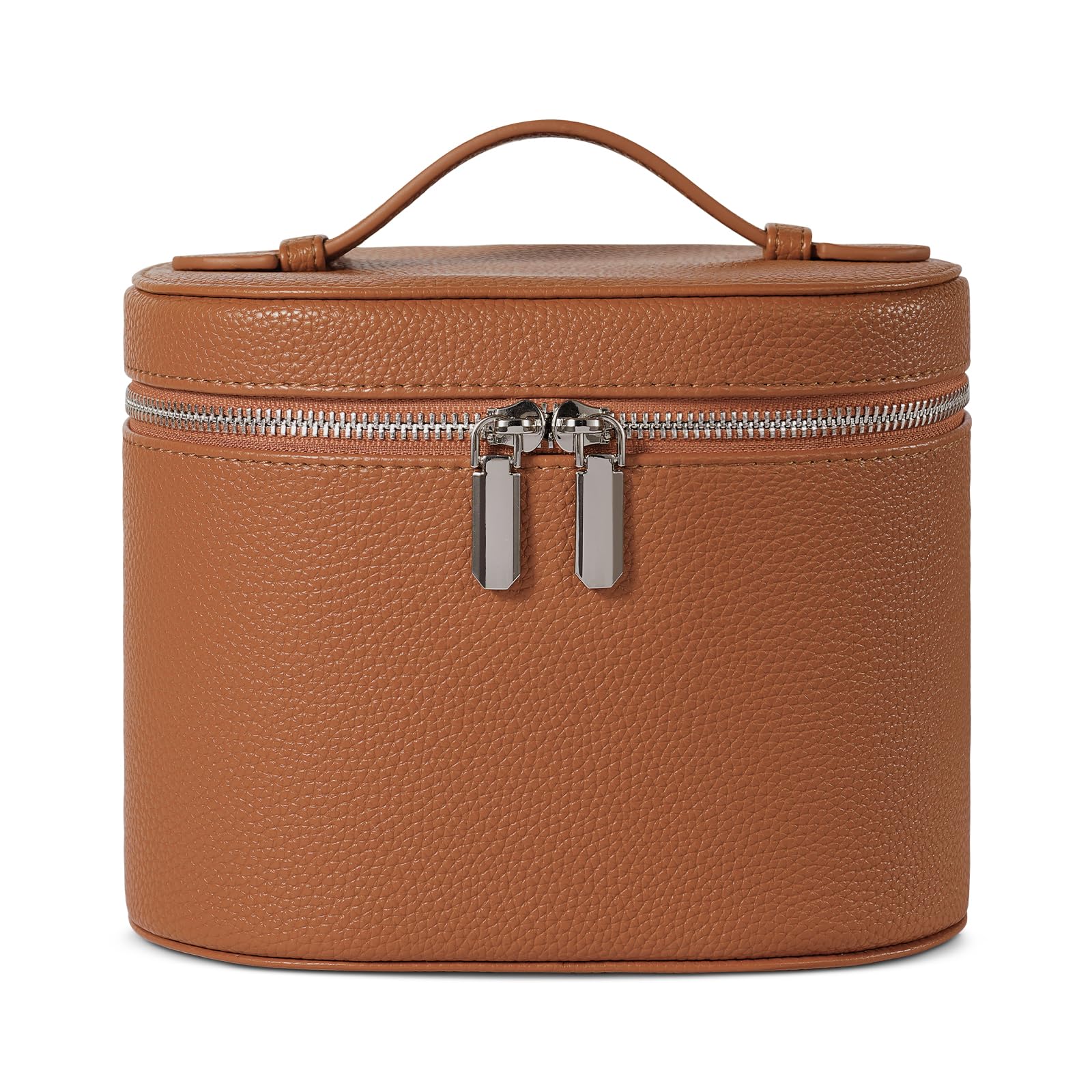 Honitty makeup bag exterior shows a durable PU finish and portable design