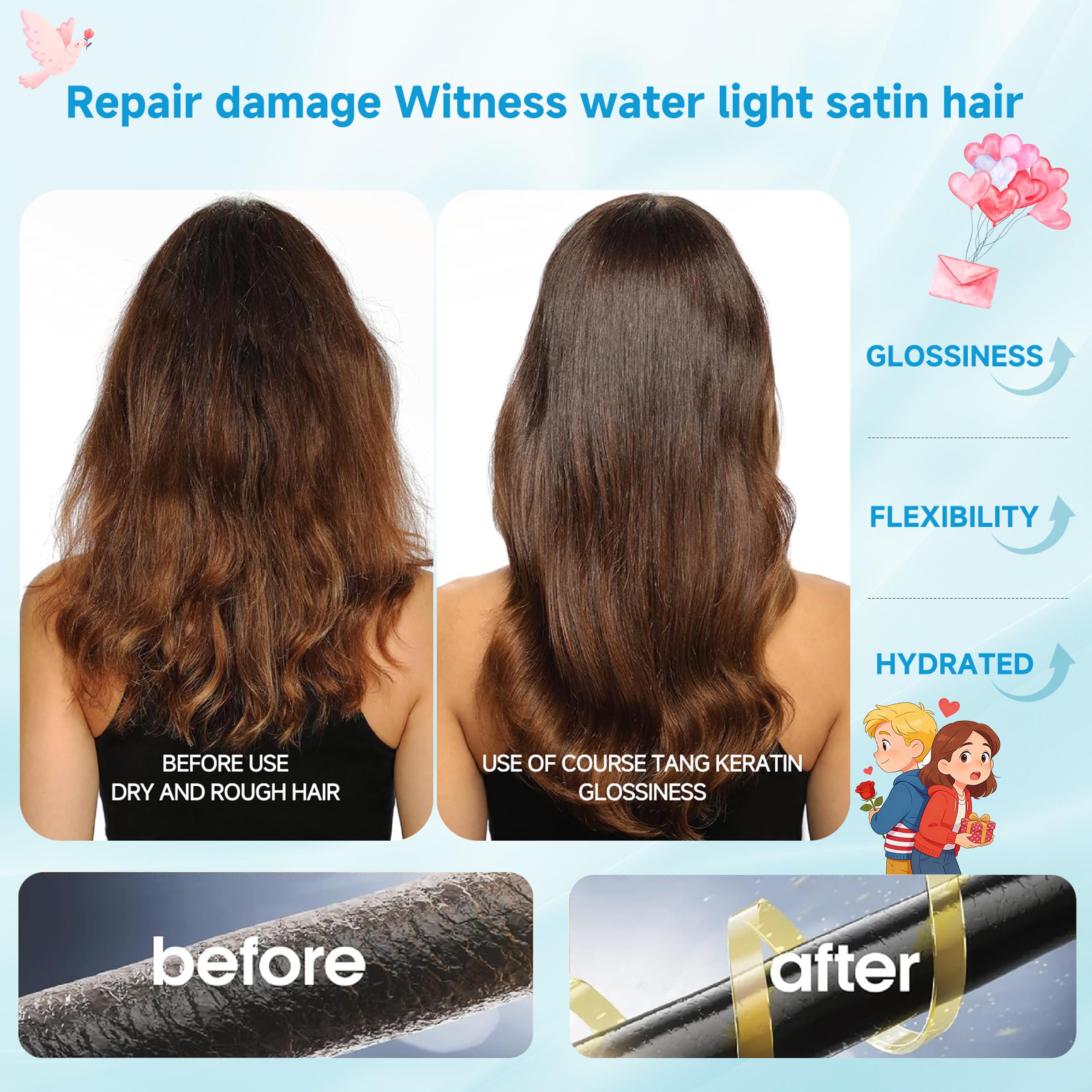 HONLINK frizz control para un pelo más liso y brillante