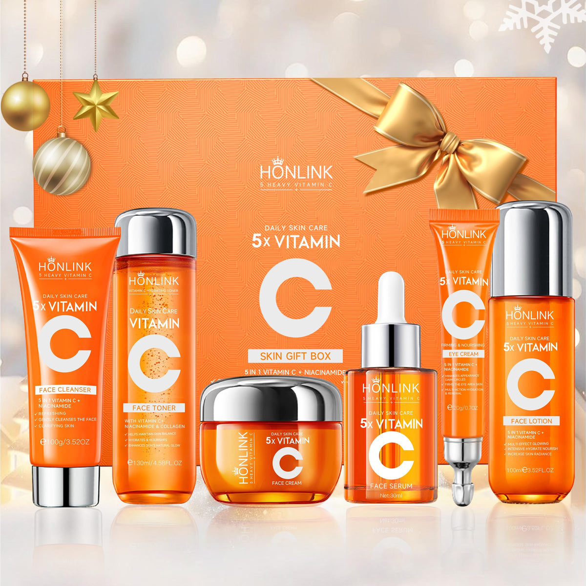 HONLINK Glown cleanser bottle for a refreshing daily cleanse suitable for all skin types